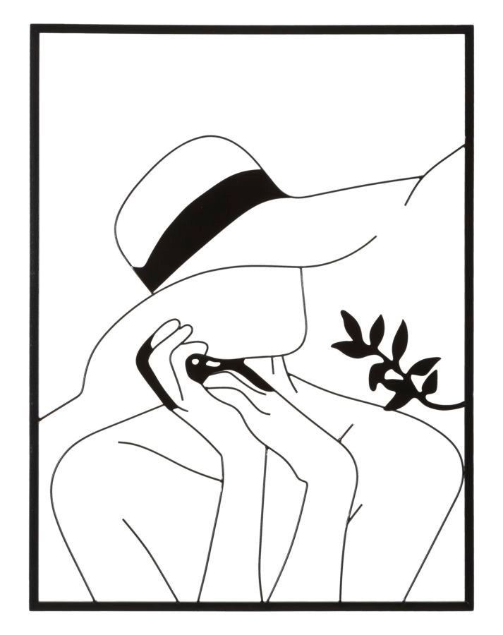 Mauro Ferretti Pannello in Ferro Elegant -b- 60 x 1 x 80 cm