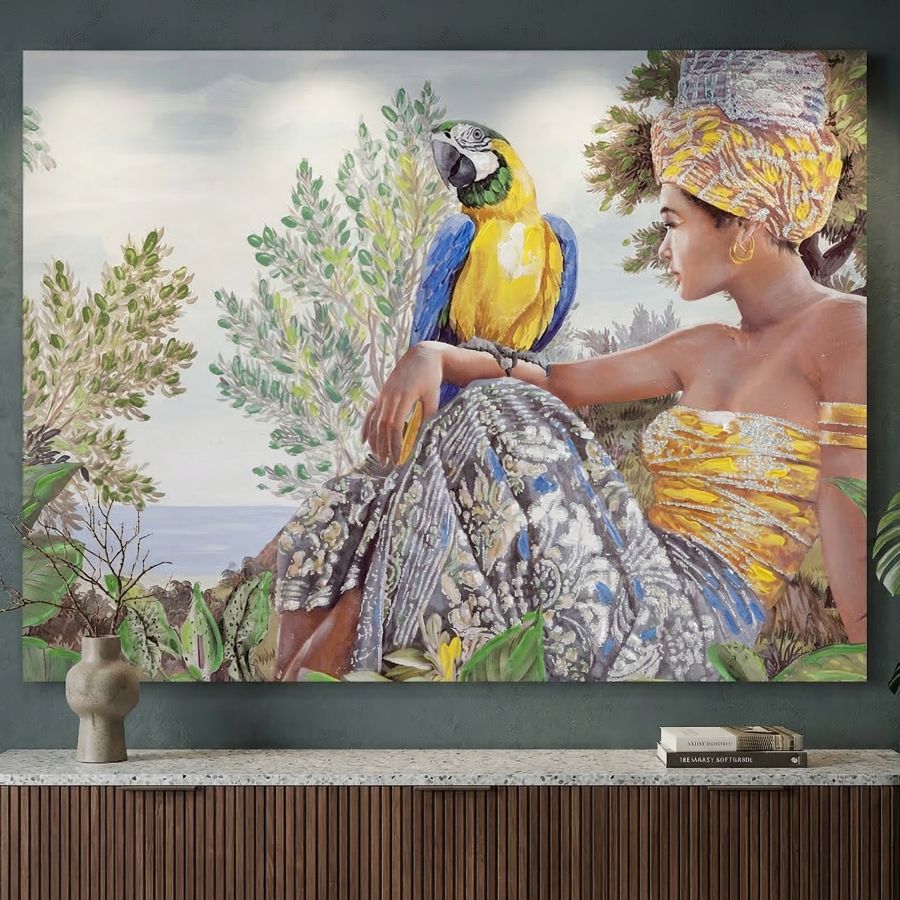 Mauro Ferretti Dipinto su Tela Kenda Orizzontale 120 x 3 x 90 cm