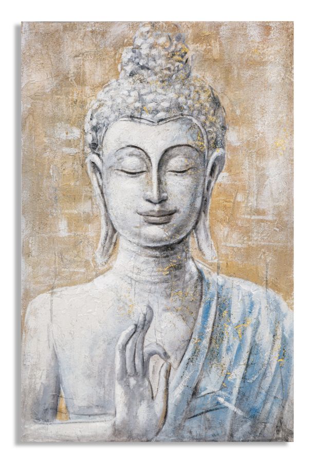 Mauro Ferretti Dipinto su Tela Buddha Light -b- 80 x 3 x 120 cm