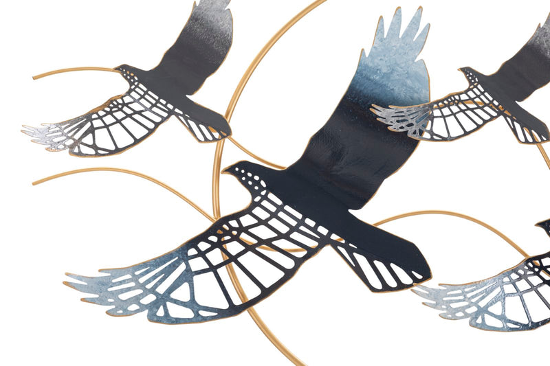 Mauro Ferretti Pannello in Ferro Bird 91 x 7 x 50 cm