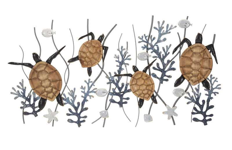 Mauro Ferretti Pannello in Ferro Turtle 132,7 x 5,7 x 69,9 cm