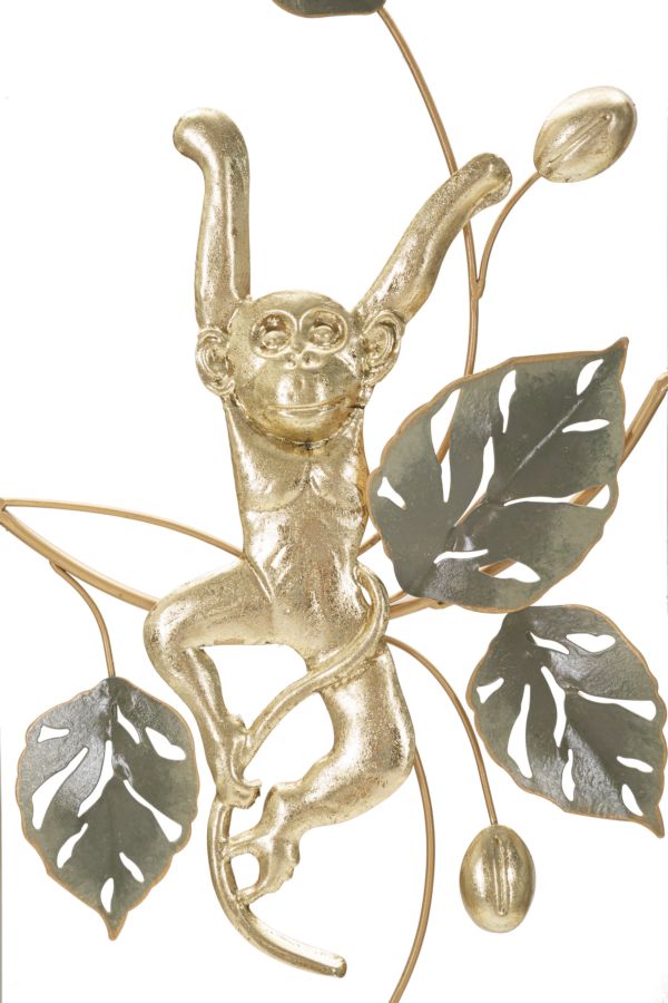 Mauro Ferretti Pannello in Ferro Monkey 28,6 x 3,8 x 74,3 cm