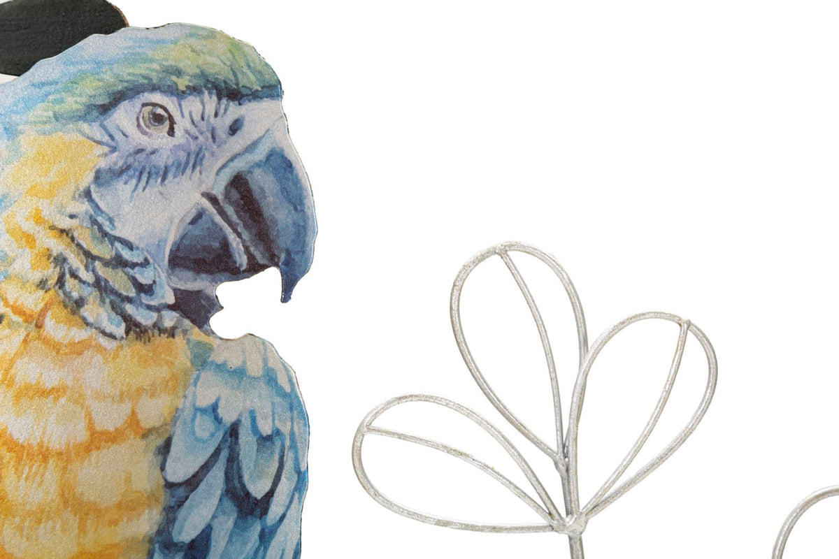 Mauro Ferretti Pannello in Ferro Parrot 28,6 x 2,5 x 74,3 cm