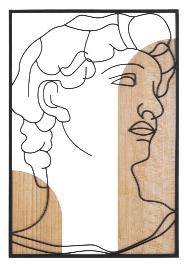 Mauro Ferretti Pannello da Muro David -b- 55 x 2 x 80 cm