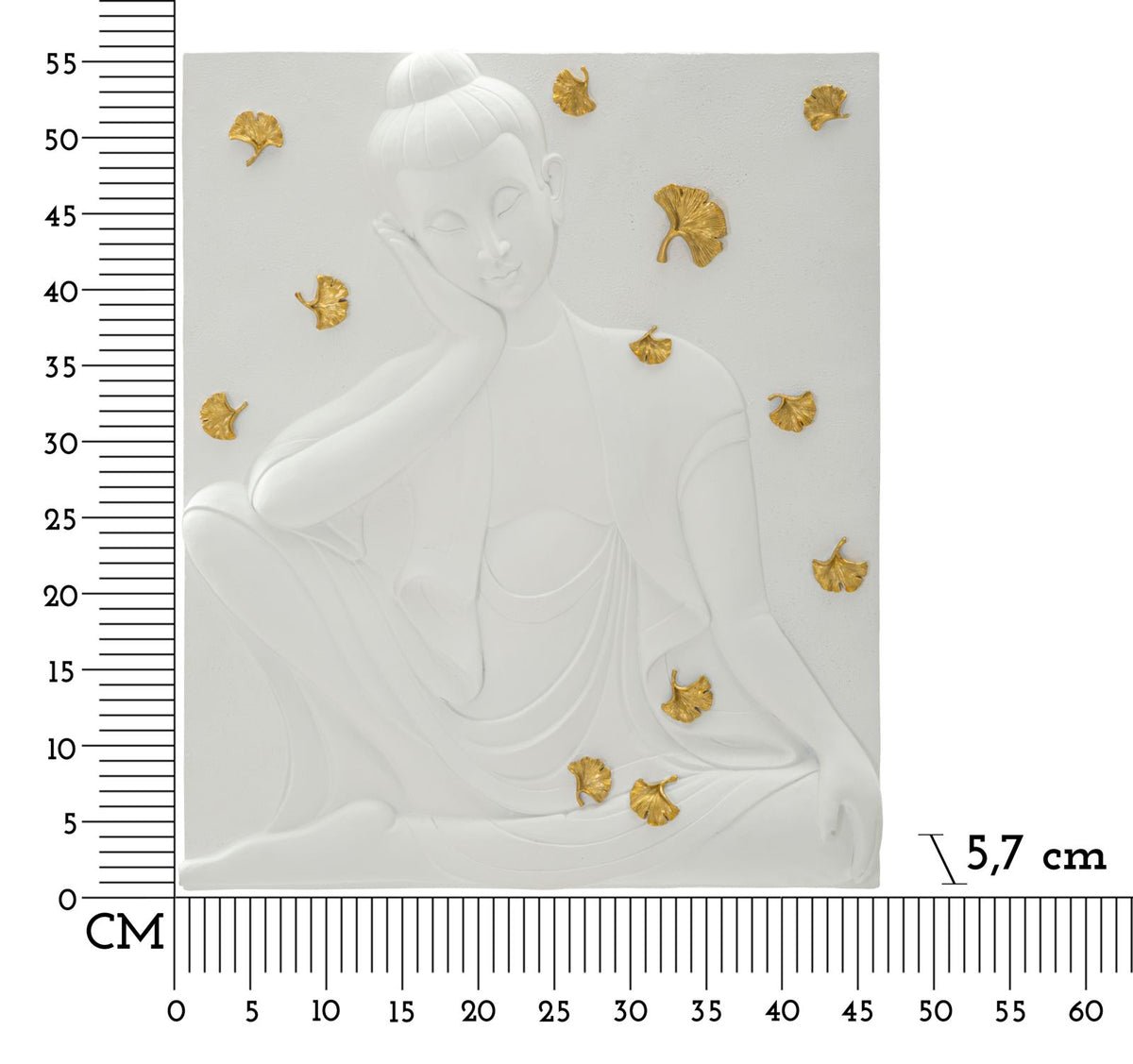 Mauro Ferretti Pannello Buddha 46 x 5,7 x 55,5 cm