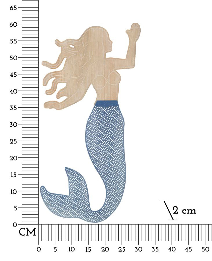 Mauro Ferretti Pannello da Muro Sirena 30,5 x 2 x 60 cm