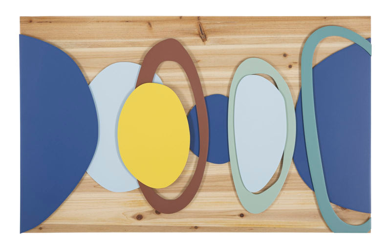 Mauro Ferretti Pannello da Muro Wood Color 80 x 2,5 x 50 cm