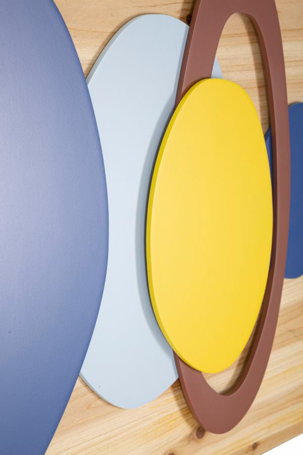 Mauro Ferretti Pannello da Muro Wood Color 80 x 2,5 x 50 cm