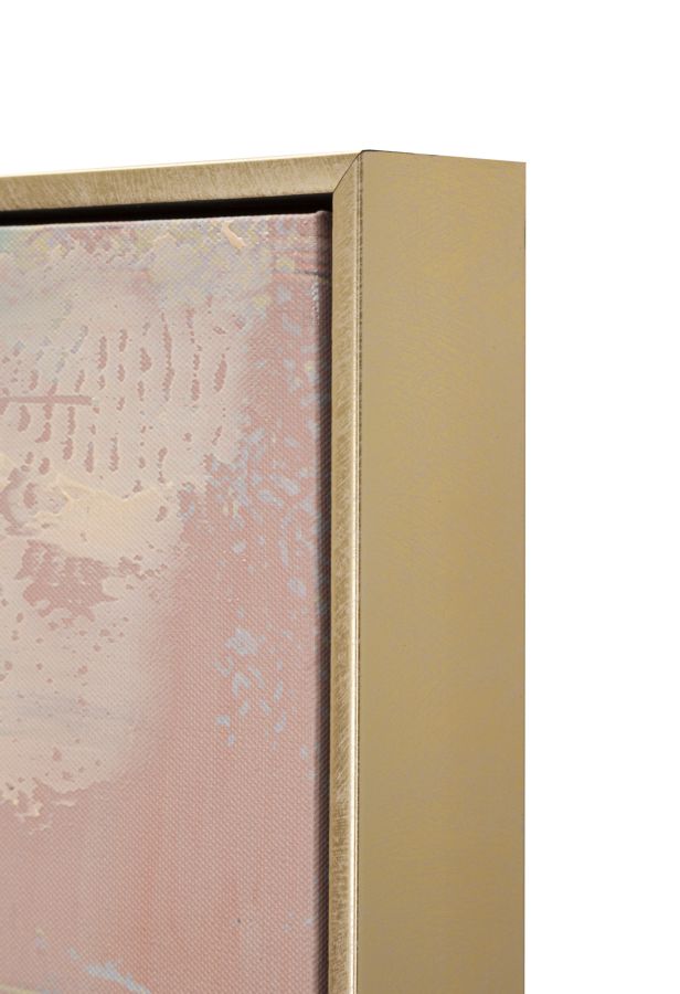 Dipinto su tela king -b- c/cornice cm 82x4,5x122