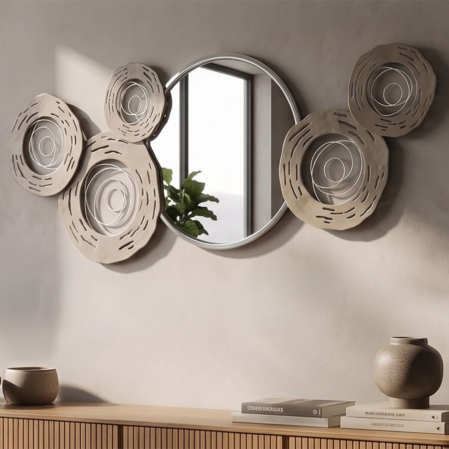 Pannello da muro hop c/specchio cm 106x3,8x48
