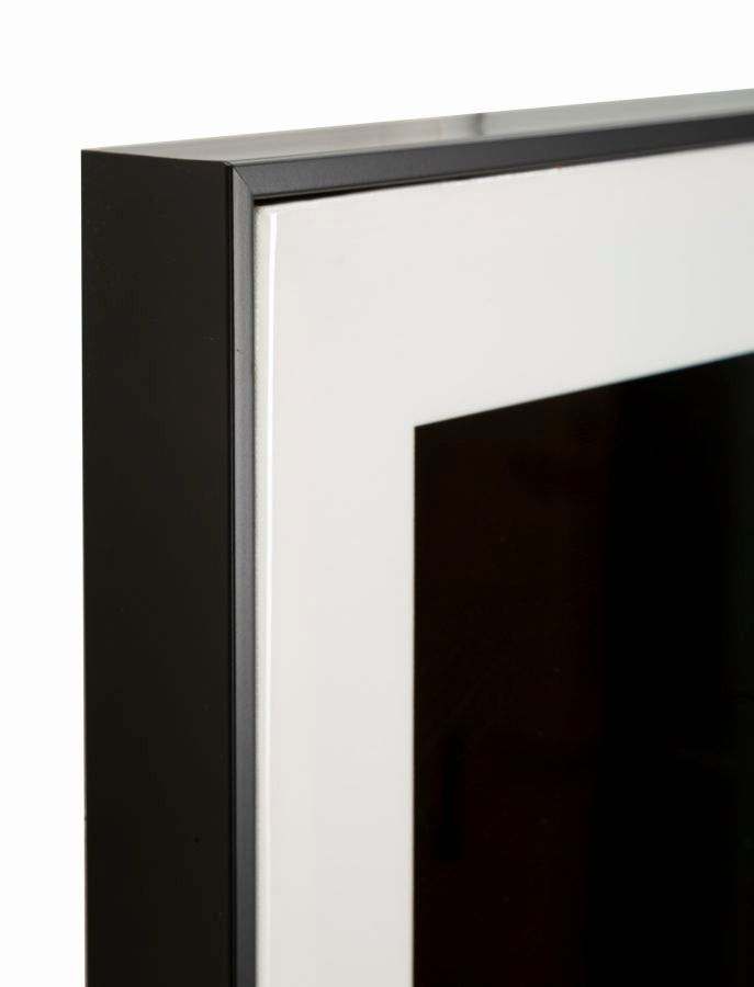 Dipinto su tela laccato giaguaro c/cornice -b- cm 82x4x82