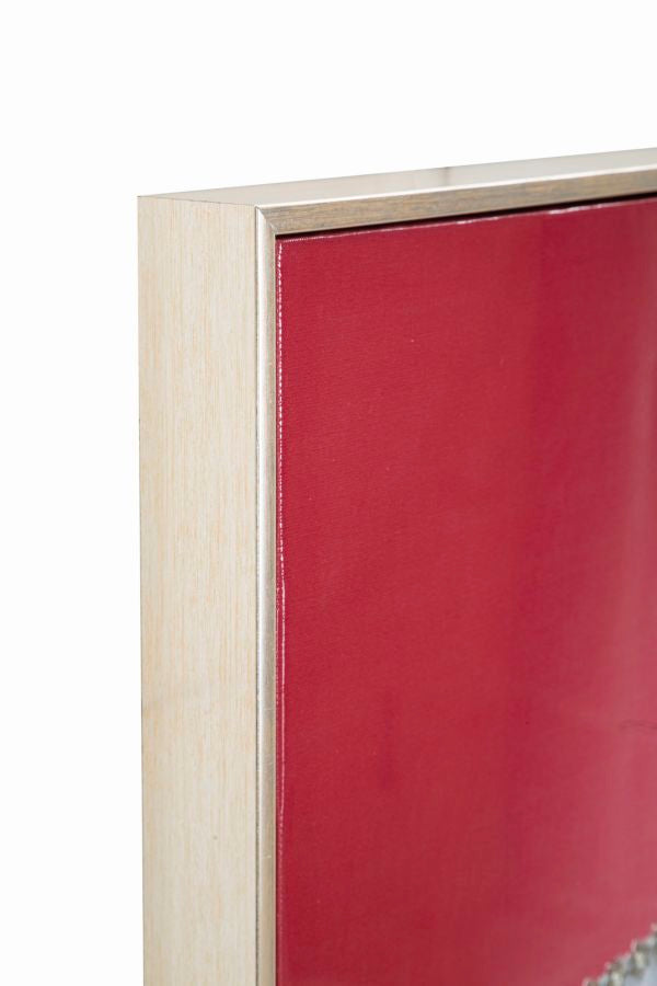 Dipinto su tela laccato luxury spa c/cornice -b- cm 82x4x82