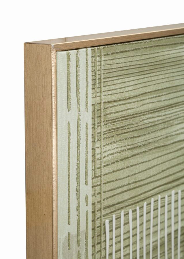 Stampa dipinta su tela lignes c/cornice -a- cm 60x3x60