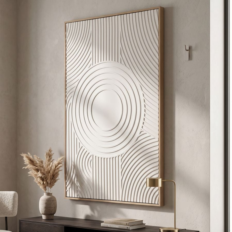Dipinto su tela semplicity c/cornice -a- cm 80x3,8x120