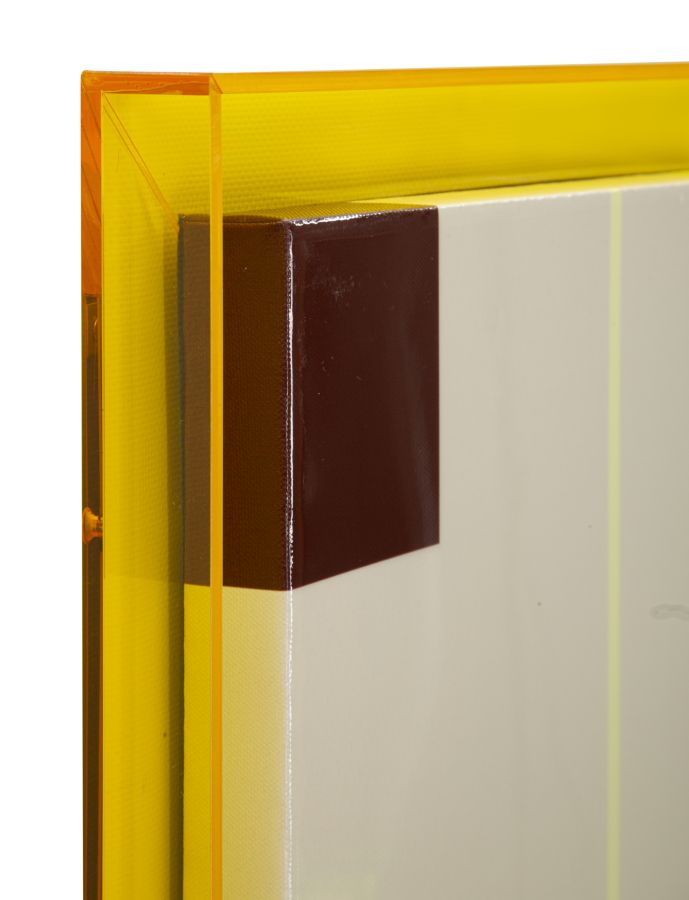 Stampa su tela laccatto acrylic c/cornice -a- cm 60x3,3x80