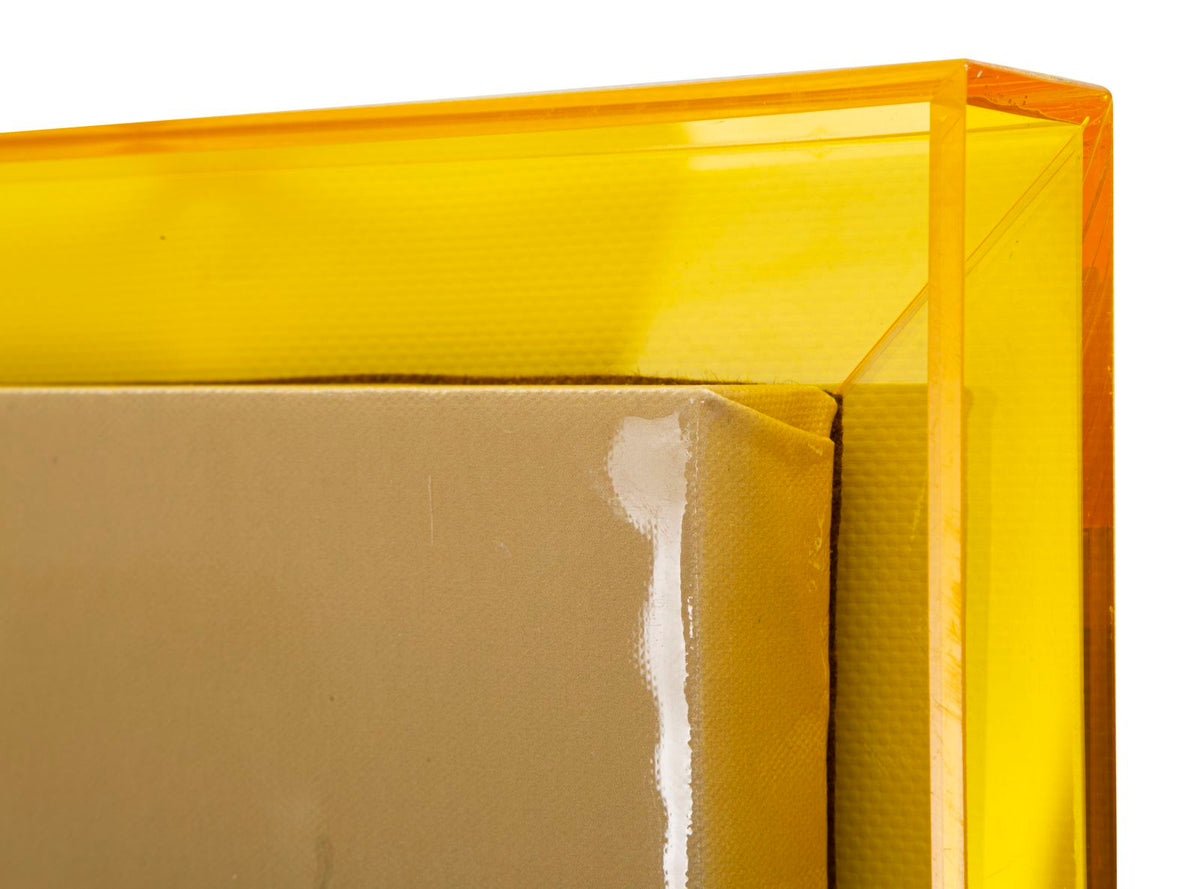 Stampa su tela laccatto acrylic c/cornice -a- cm 60x3,3x80