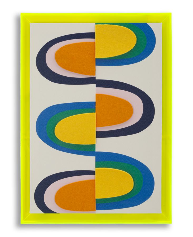 Stampa su tela pop art c/cornice -a- cm 50x3,3x70
