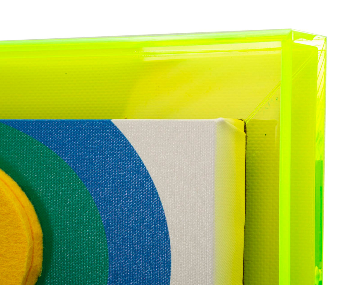 Stampa su tela pop art c/cornice -a- cm 50x3,3x70