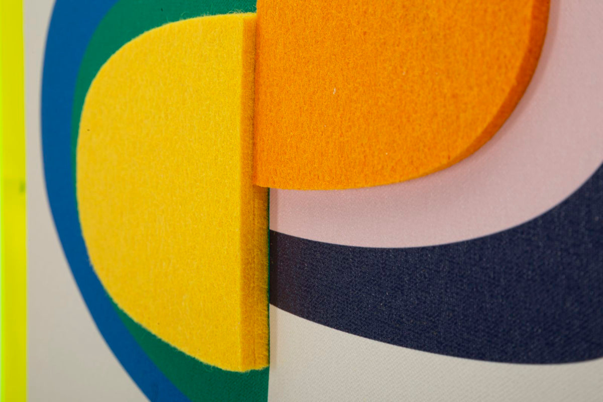 Stampa su tela pop art c/cornice -a- cm 50x3,3x70