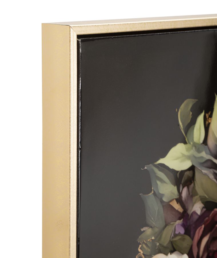 Mauro Ferretti Stampa Dipinta su Tela Laccata Persian con Cornice -a- 62 x 3,5 x 92 cm