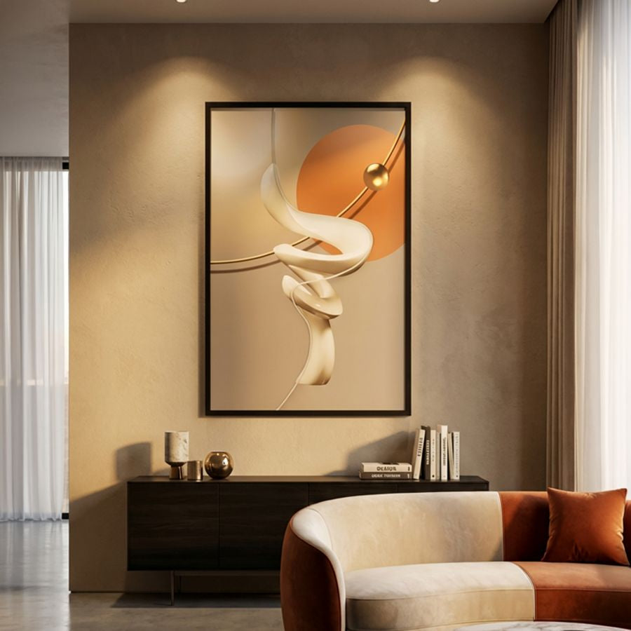 Mauro Ferretti Stampa con LED su Tela Abstract -b- 80 x 4 x 120 cm
