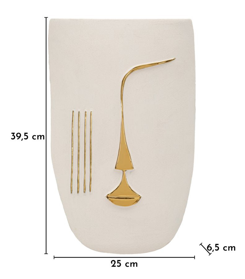 Decorazione murale mumbasa cm 25x6,5x39,5