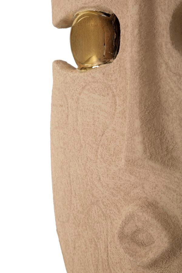 Decorazione murale dakar coppia cm 20x6x40-14x5x32