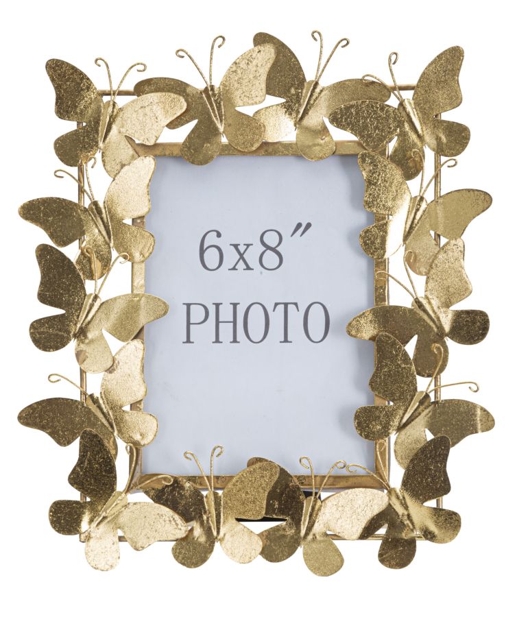 Mauro Ferretti Cornice Butterfly Glam 28 x 11,5 x 30,5 cm (misura Interna 15 x 20)