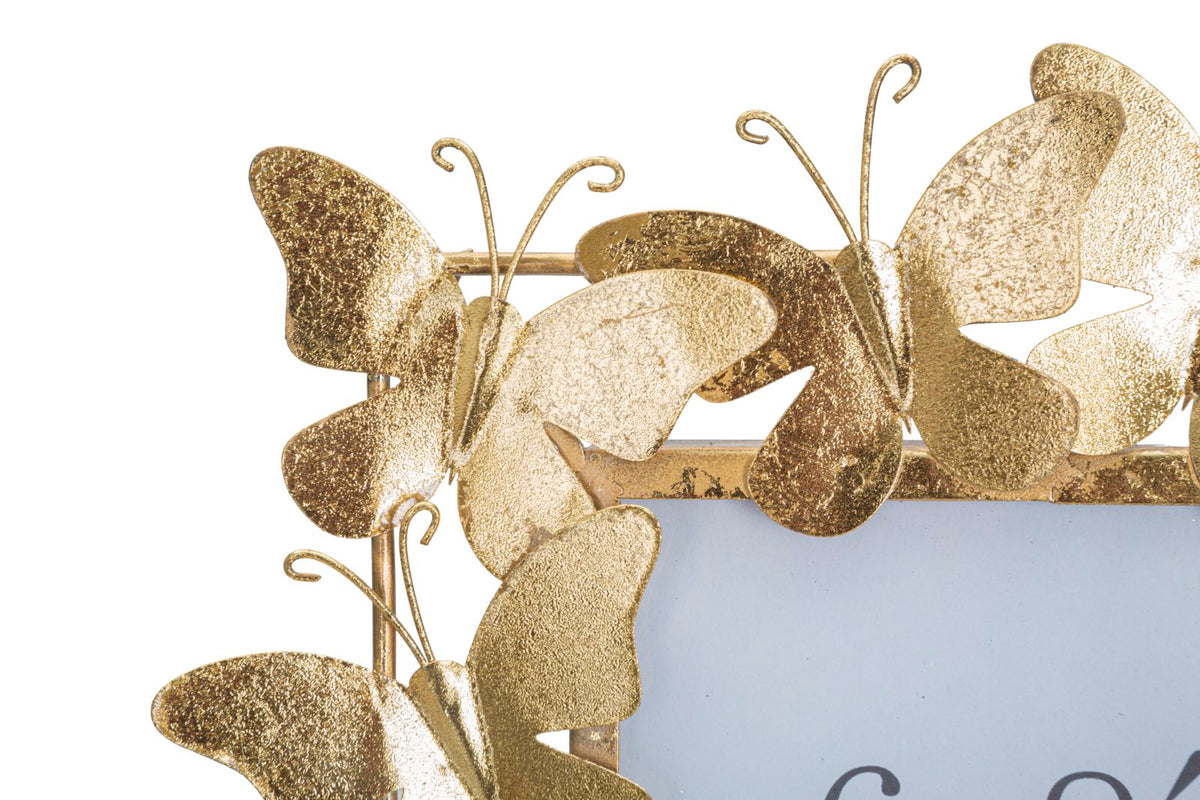 Mauro Ferretti Cornice Butterfly Glam 28 x 11,5 x 30,5 cm (misura Interna 15 x 20)