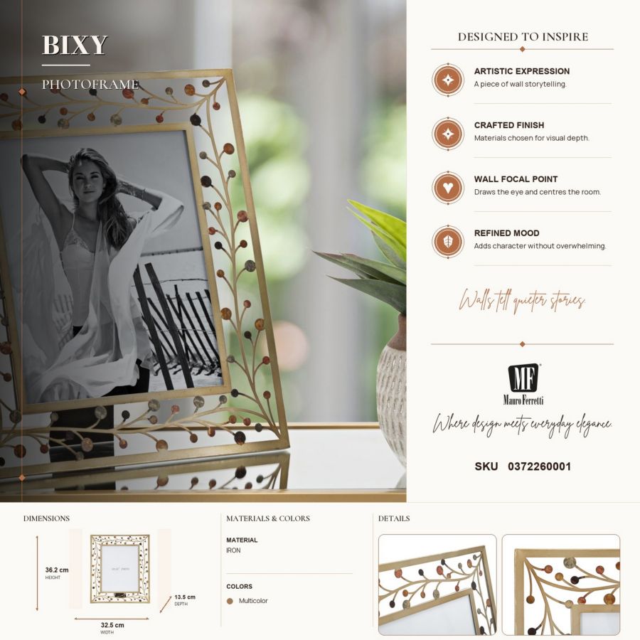 Mauro Ferretti Cornice Bixy 32,5 x 13,5 x 36,2 cm (misura Interna 20 x 25)