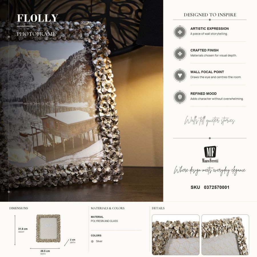 Cornice flolly cm 26,5x2x31,8 (misura interna cm 20x25) min 2