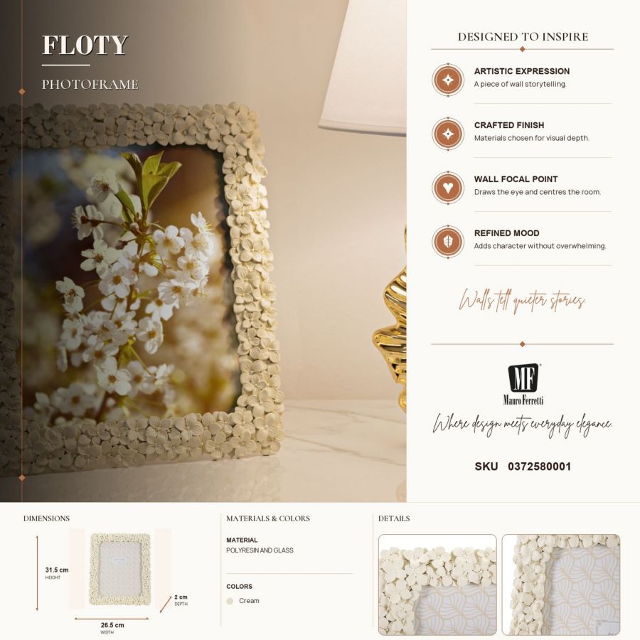 Cornice floty cm 26,5x2x31,5 (misura interna cm 20x25) min 2