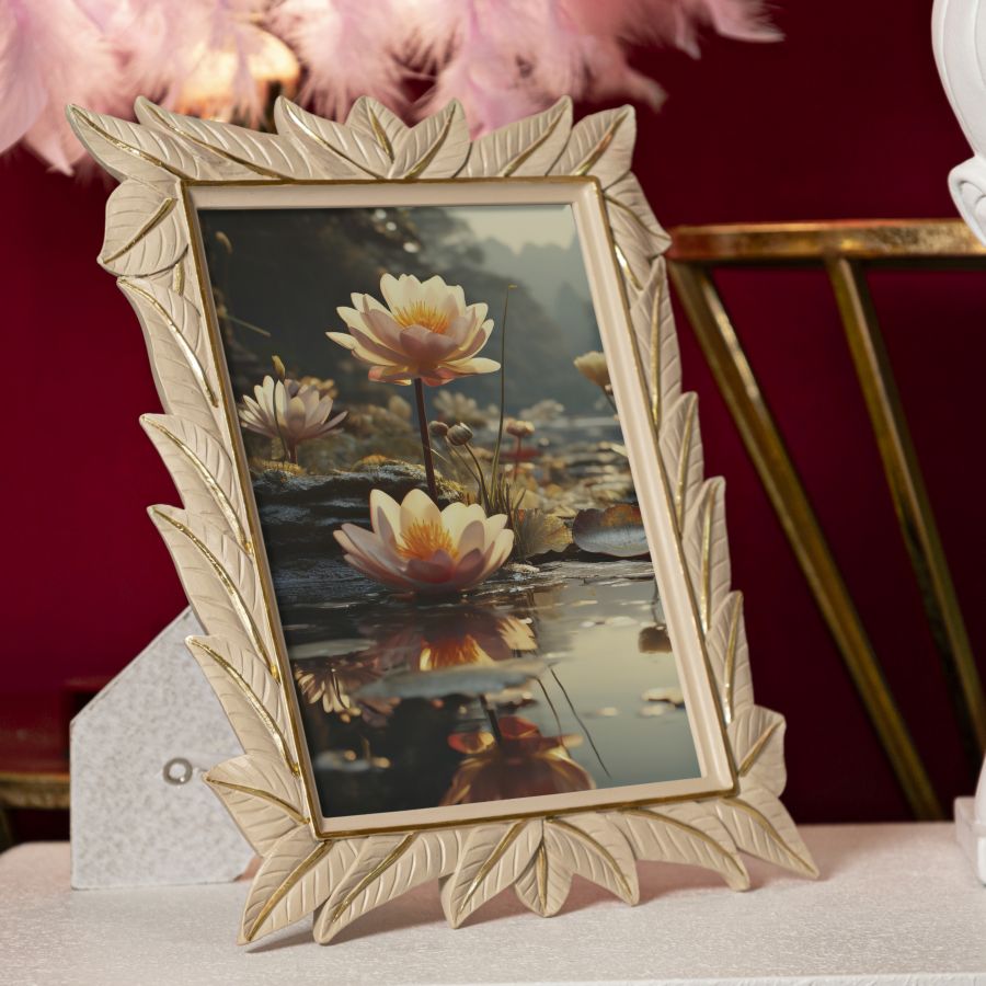 Cornice leaffy cm 21,2x1,7x26,8 (misura interna cm 15x20) min 2