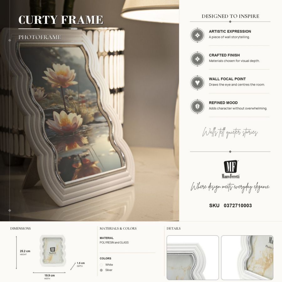 Cornice curty cm 19,9x1,5x25,2 (misura interna cm 15x20) min 2