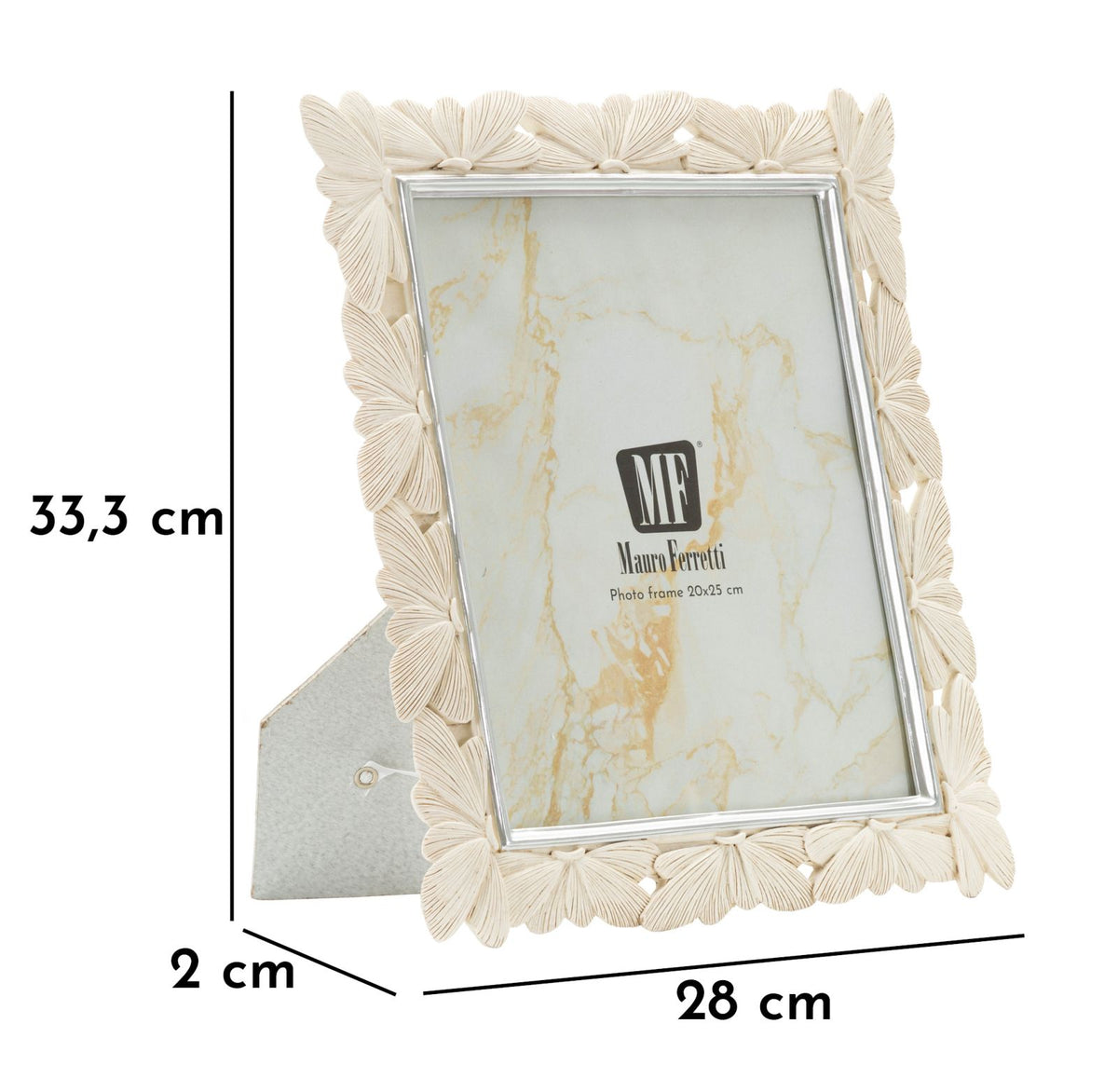 Cornice butterfly cm 28x2x33,3 (misura interna cm 20x25) min 2