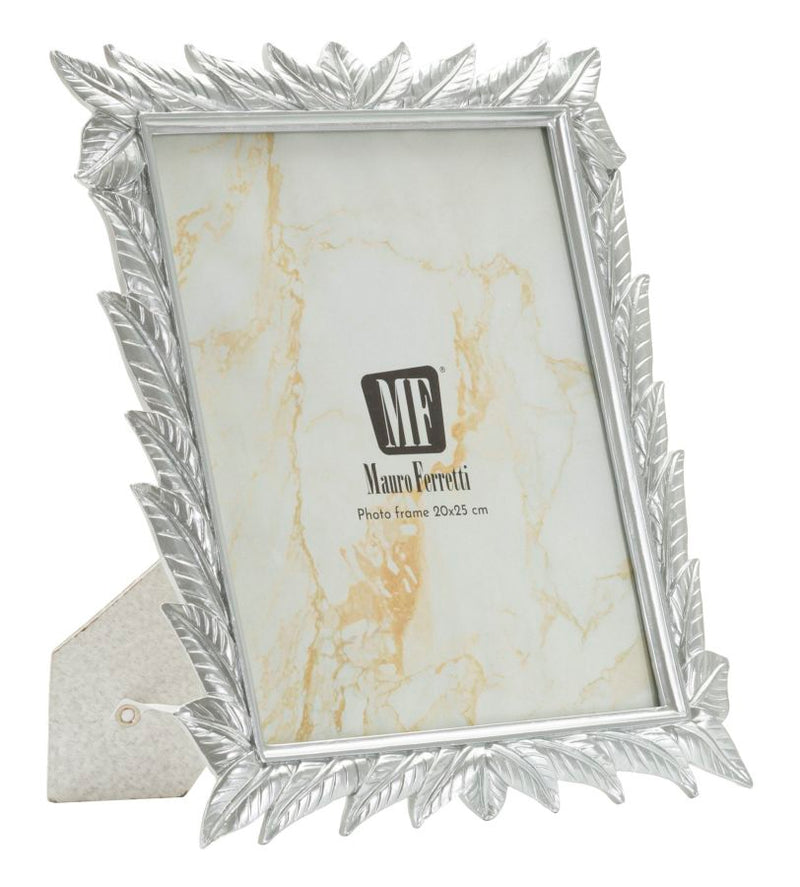 Cornice leavy silver cm 27x2x32,3 (misura interna cm 20x25) min 2