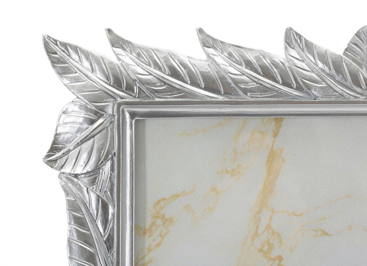 Cornice leavy silver cm 27x2x32,3 (misura interna cm 20x25) min 2