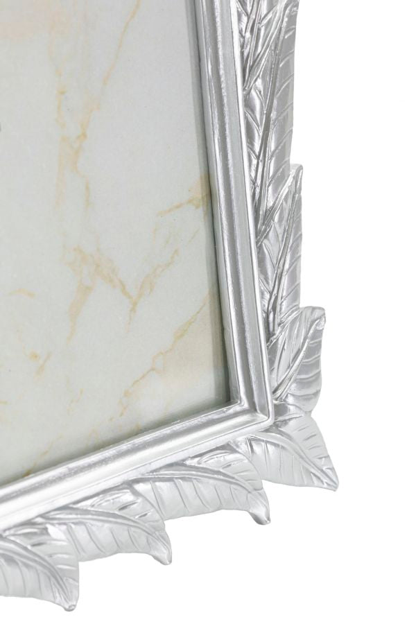 Cornice leavy silver cm 27x2x32,3 (misura interna cm 20x25) min 2