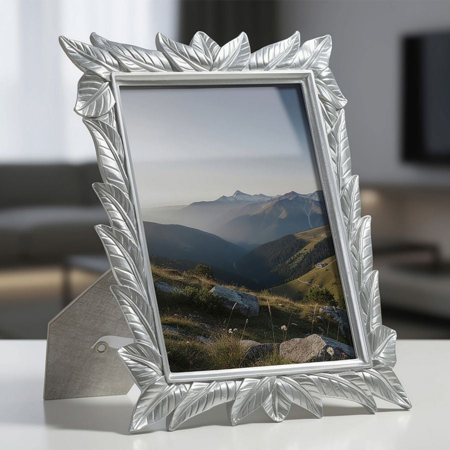 Cornice leavy silver cm 21,2x1,7x26,8 (misura interna cm 15x20) min 2