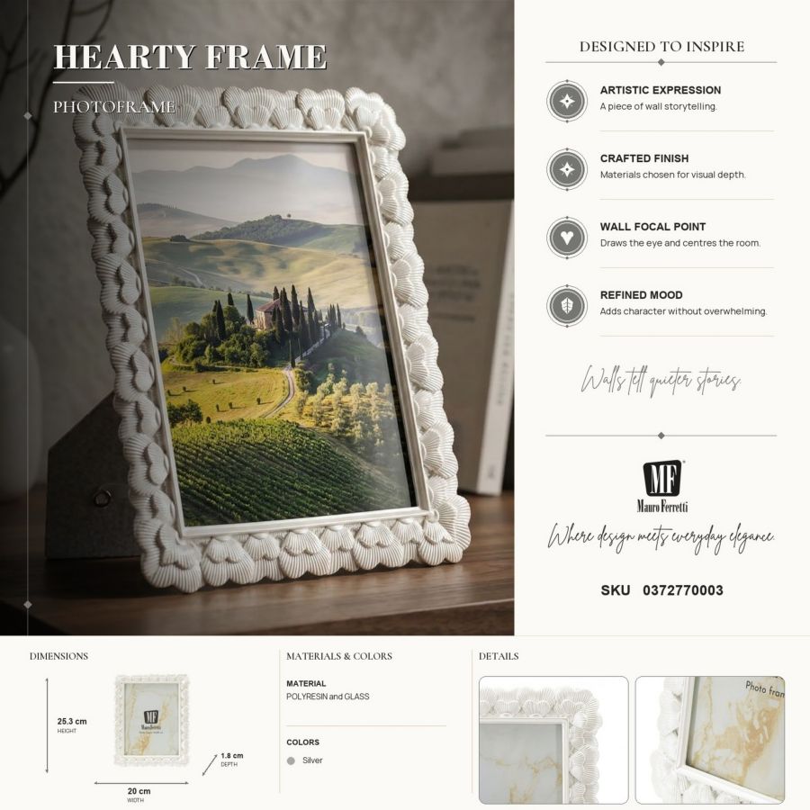 Cornice hearty cm 20x1,8x25,3 (misura interna cm 15x20) min 2