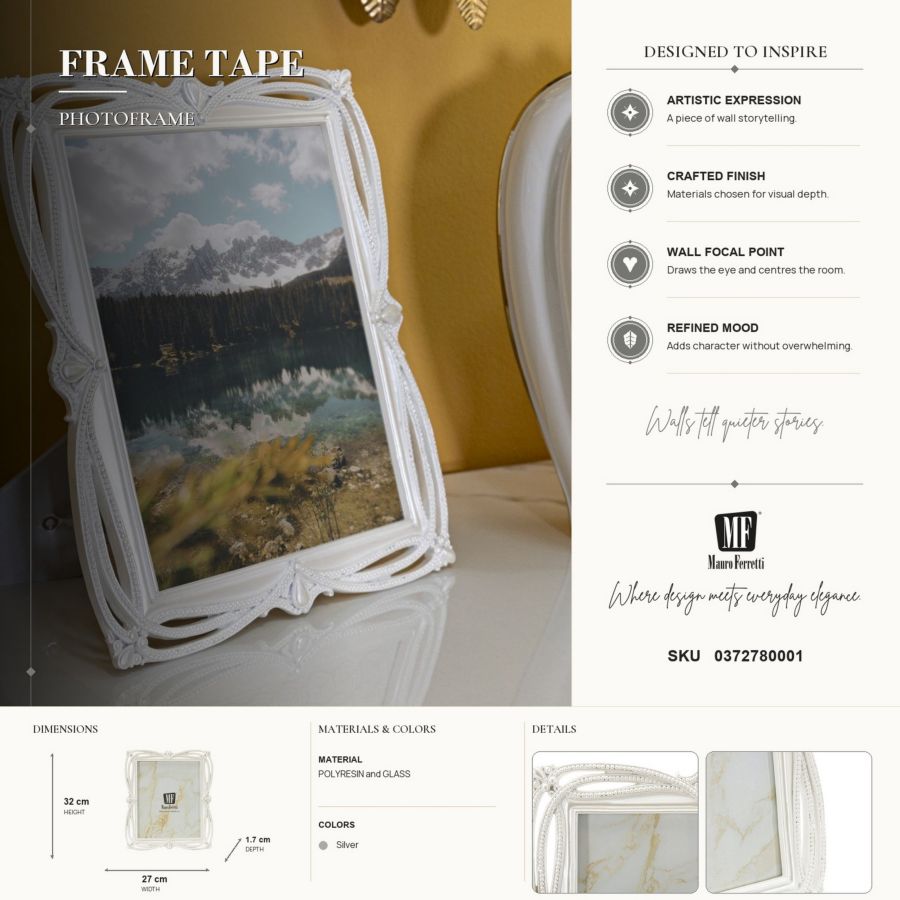 Cornice ribbon cm 27x1,7x32 (misura interna cm 20x25) min 2