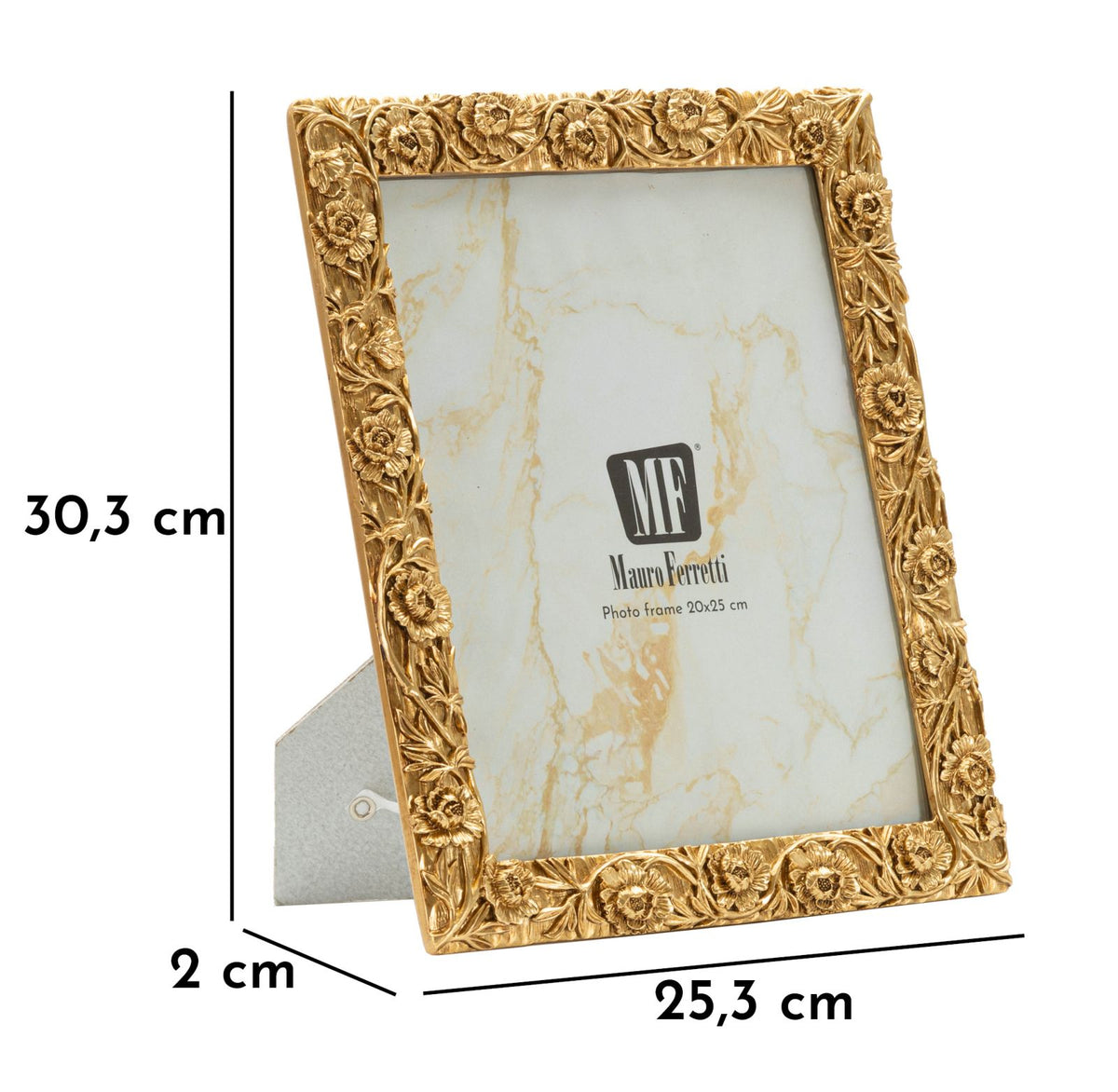 Cornice poppy cm 25,3x2x30,3 (misura interna cm 20x25) min 2