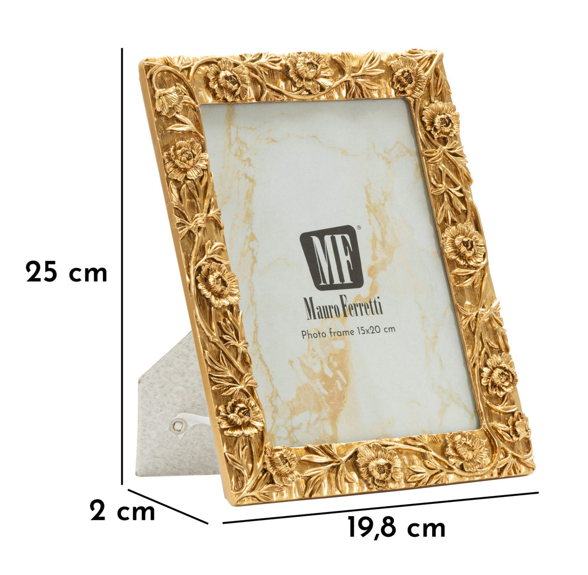 Cornice poppy cm 19,8x2x25 (misura interna cm 15x20) min 2
