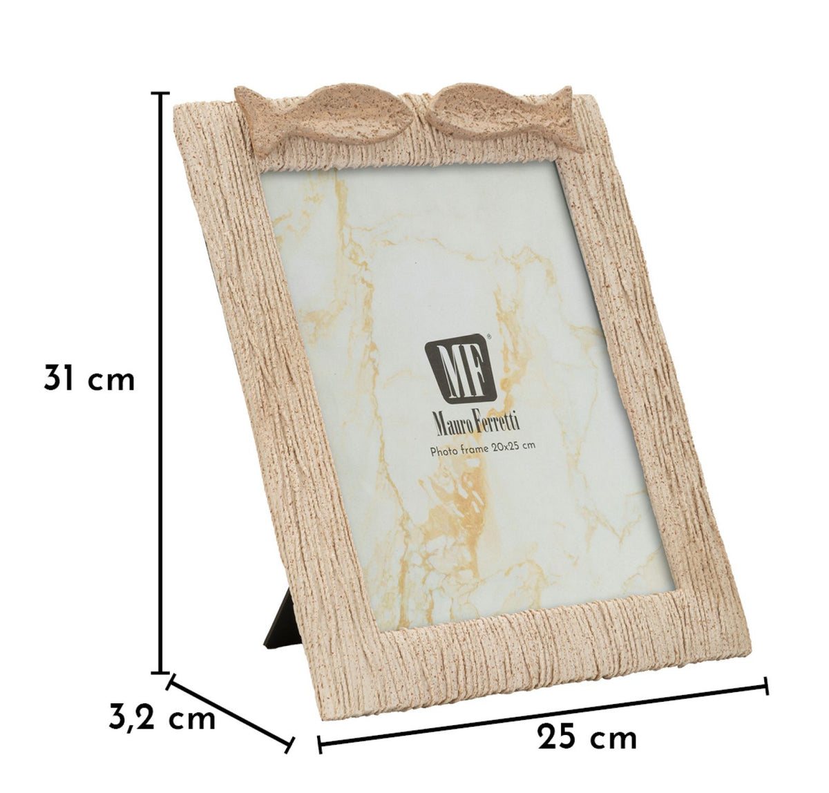 Cornice sand cm 25x3,2x31 (misura interna cm 20x25)