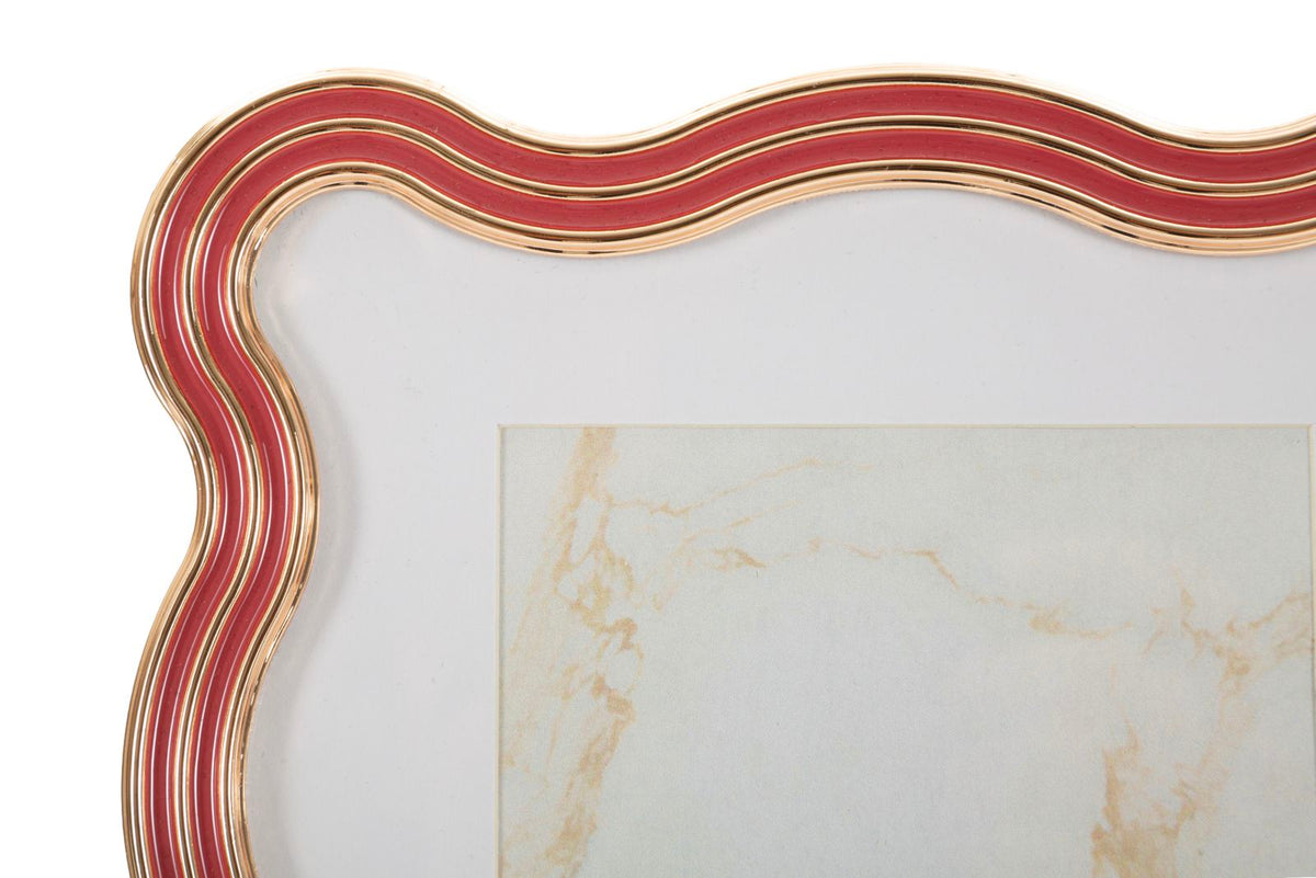 Cornice elizabeth rossa cm 17,5x1,3x22,5 (misura interna cm 15x20) min 2