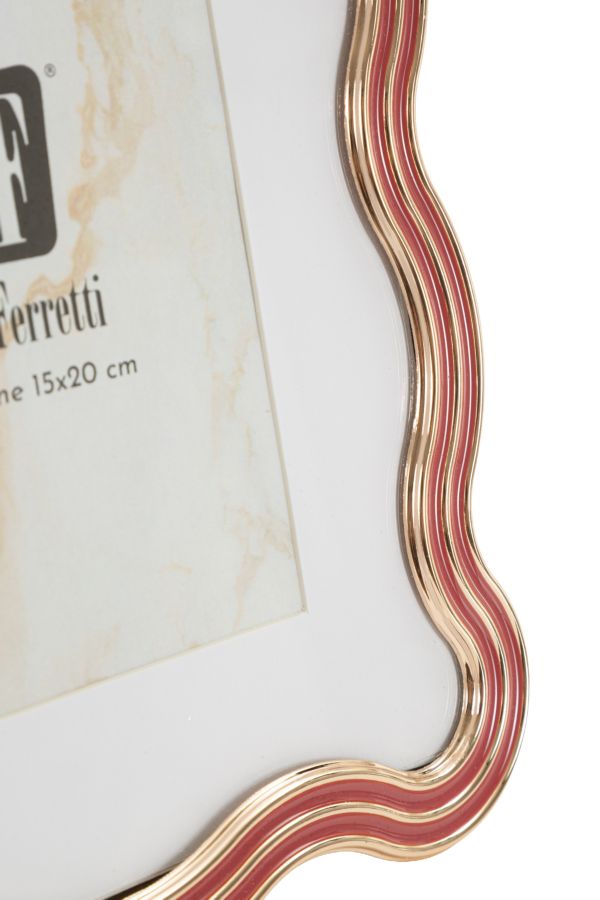 Cornice elizabeth rossa cm 17,5x1,3x22,5 (misura interna cm 15x20) min 2
