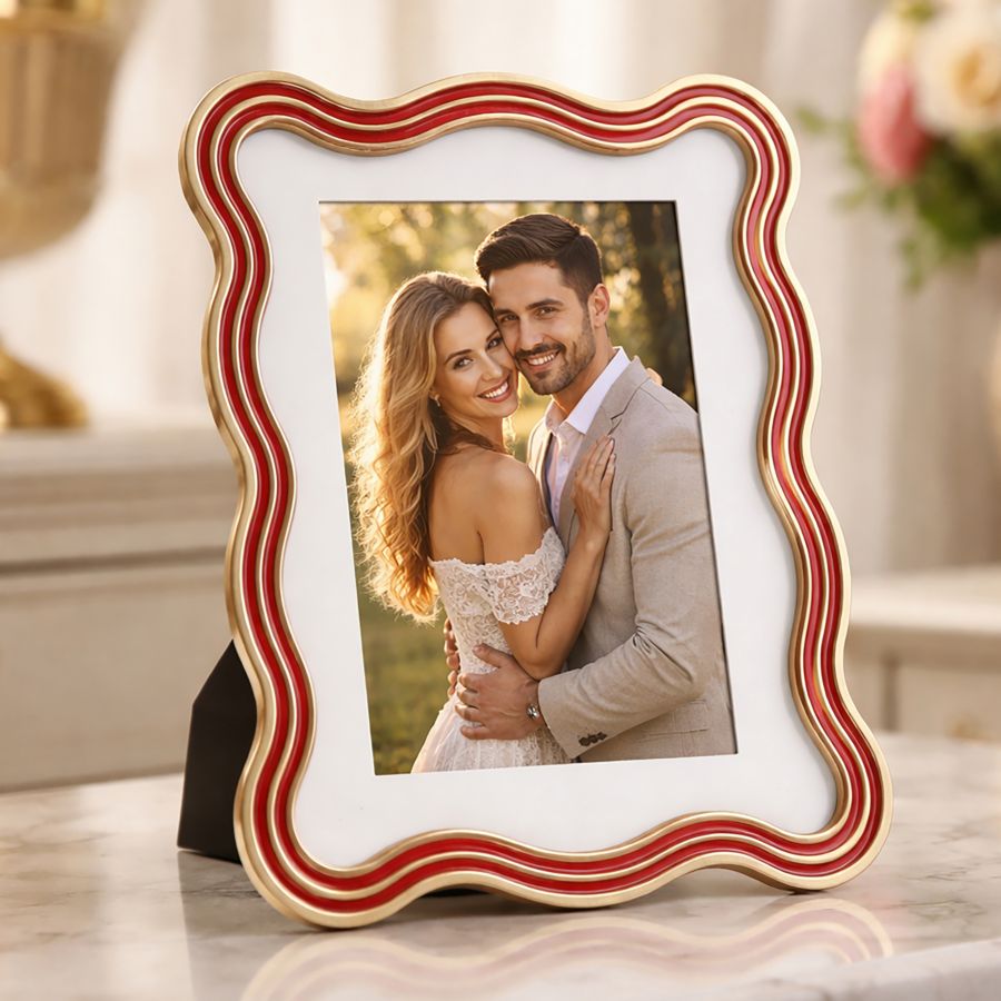 Cornice elizabeth rossa cm 17,5x1,3x22,5 (misura interna cm 15x20) min 2