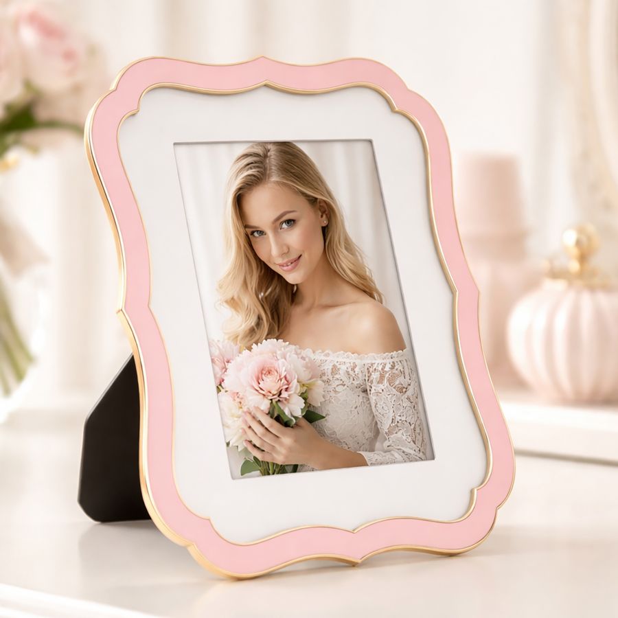 Cornice margot rosa cm 17x1,4x21,9 (misura interna cm 15x20) min 2