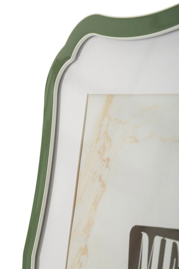 Cornice margot verde cm 22,1x1,4x27,2 (misura interna cm 20x25) min 2