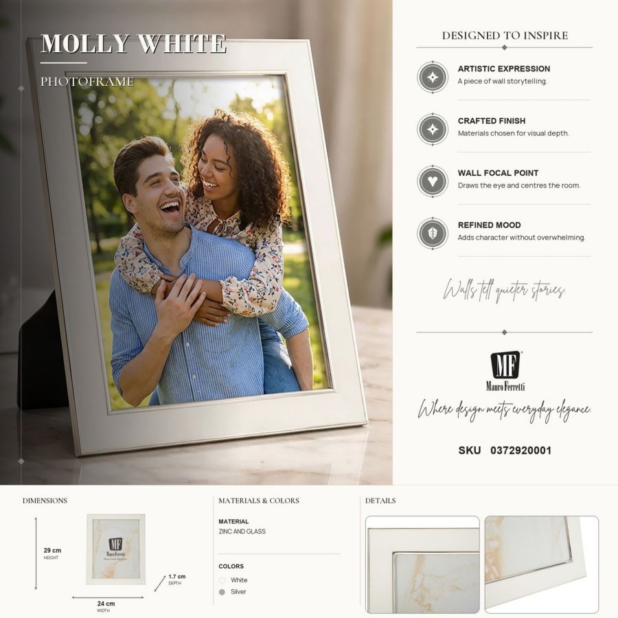 Cornice molly cm 24x1,7x29 (misura interna cm 20x25) min 2